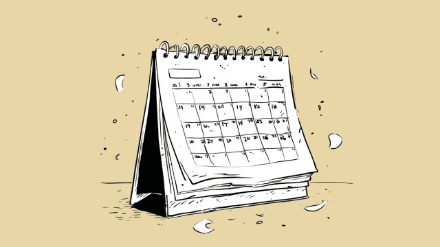 Calendar illustration