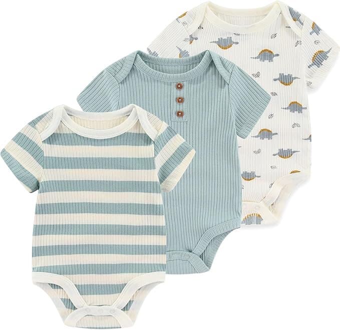 Three baby bodysuits